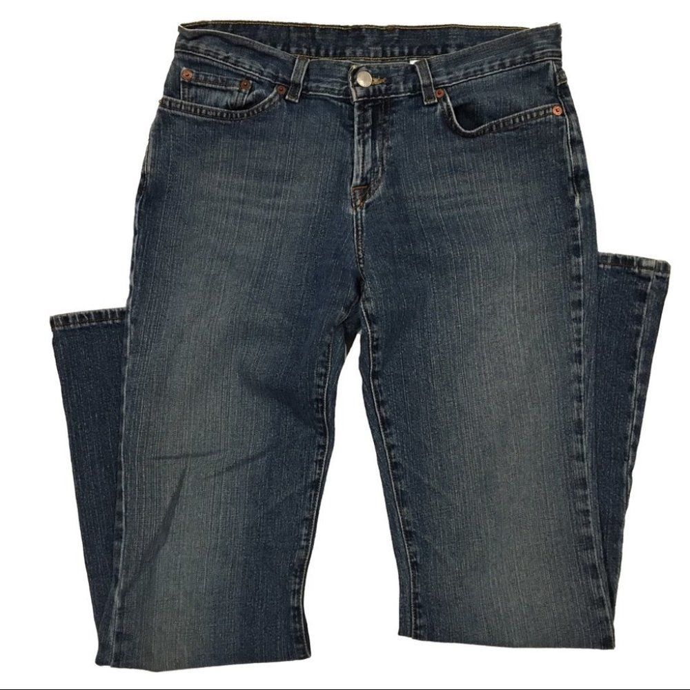 🍀 Lucky Brand Dungarees Mid Rise Flare Jeans 🍀